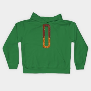 t-shirt with alphabet D Kids Hoodie